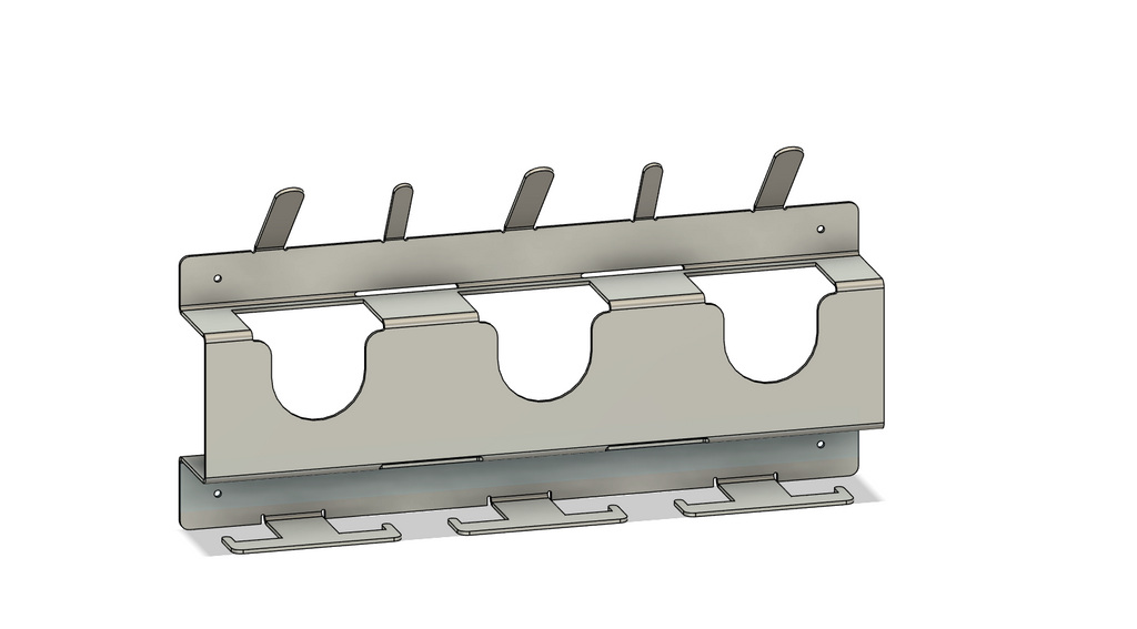 3 Chorded Grinder Wall Holder DXF File – Plasma, Laser, or CNC Cut Ready