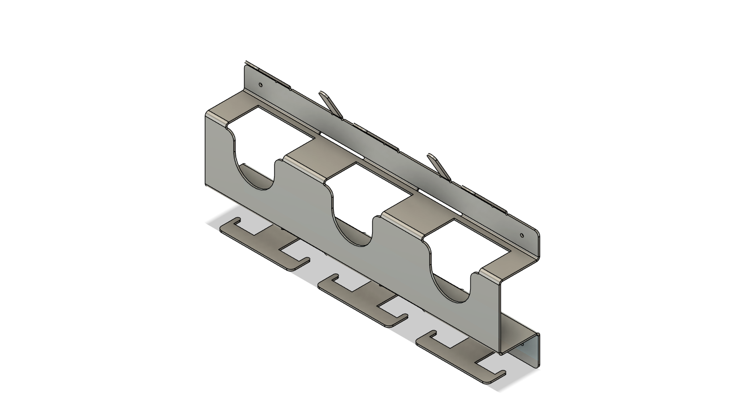 3 Chorded Grinder Wall Holder DXF File – Plasma, Laser, or CNC Cut Ready