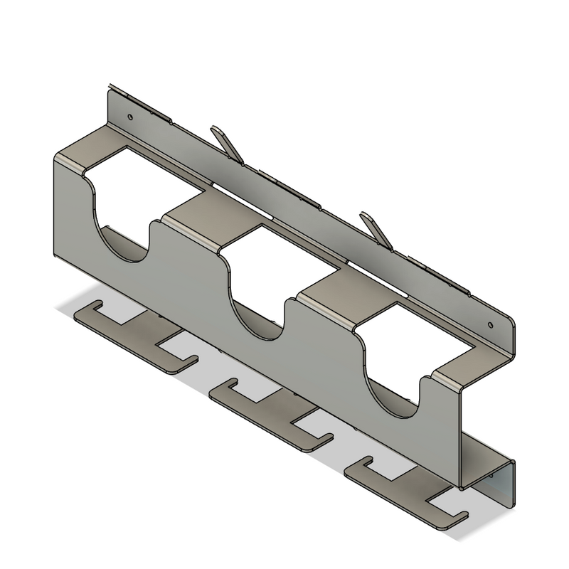 3 Chorded Grinder Wall Holder DXF File – Plasma, Laser, or CNC Cut Ready