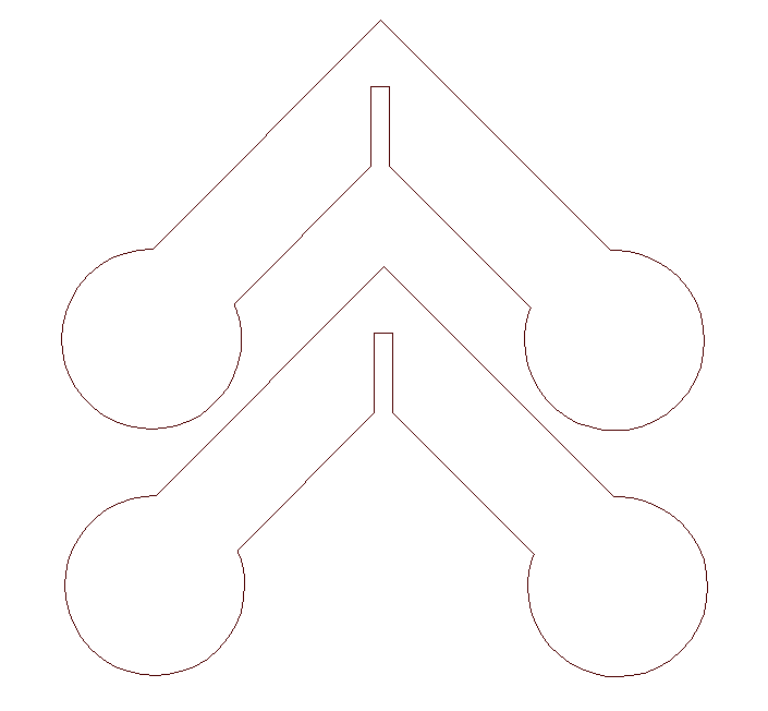 3" Walking Shooting Target DXF Cut File