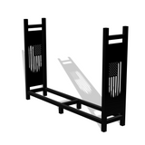 American Flag Firewood Rack DXF & Blueprints