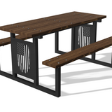 American Flag Picnic Table DXF & Blueprints