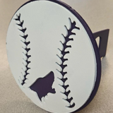 Baseball Trailer Hitch Cover DXF
