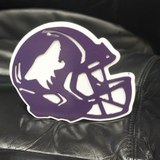 Football Helmet Trailer Hitch Cover DXF