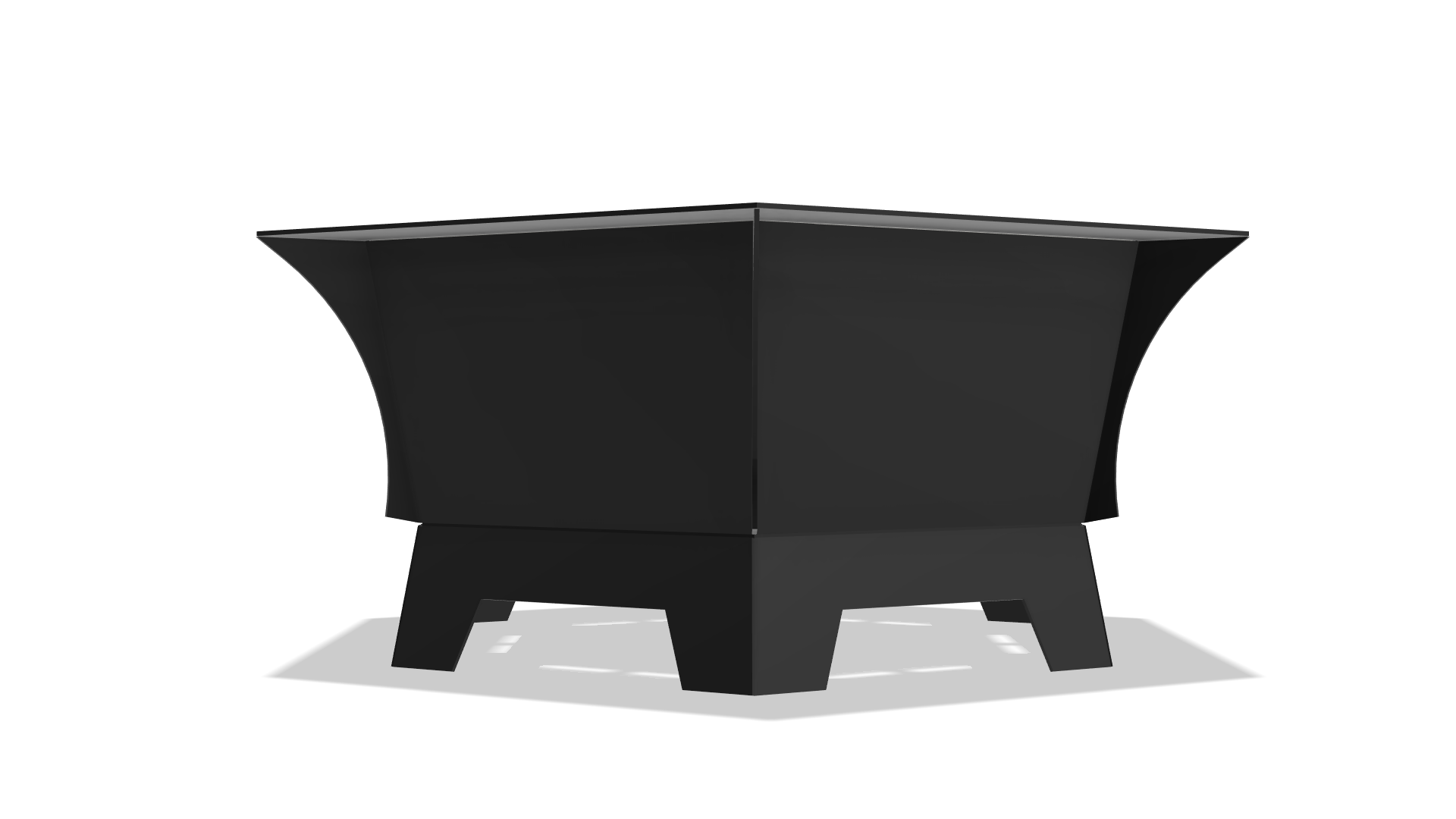 Basic Hexagon Fire Pit DXF & Blueprints