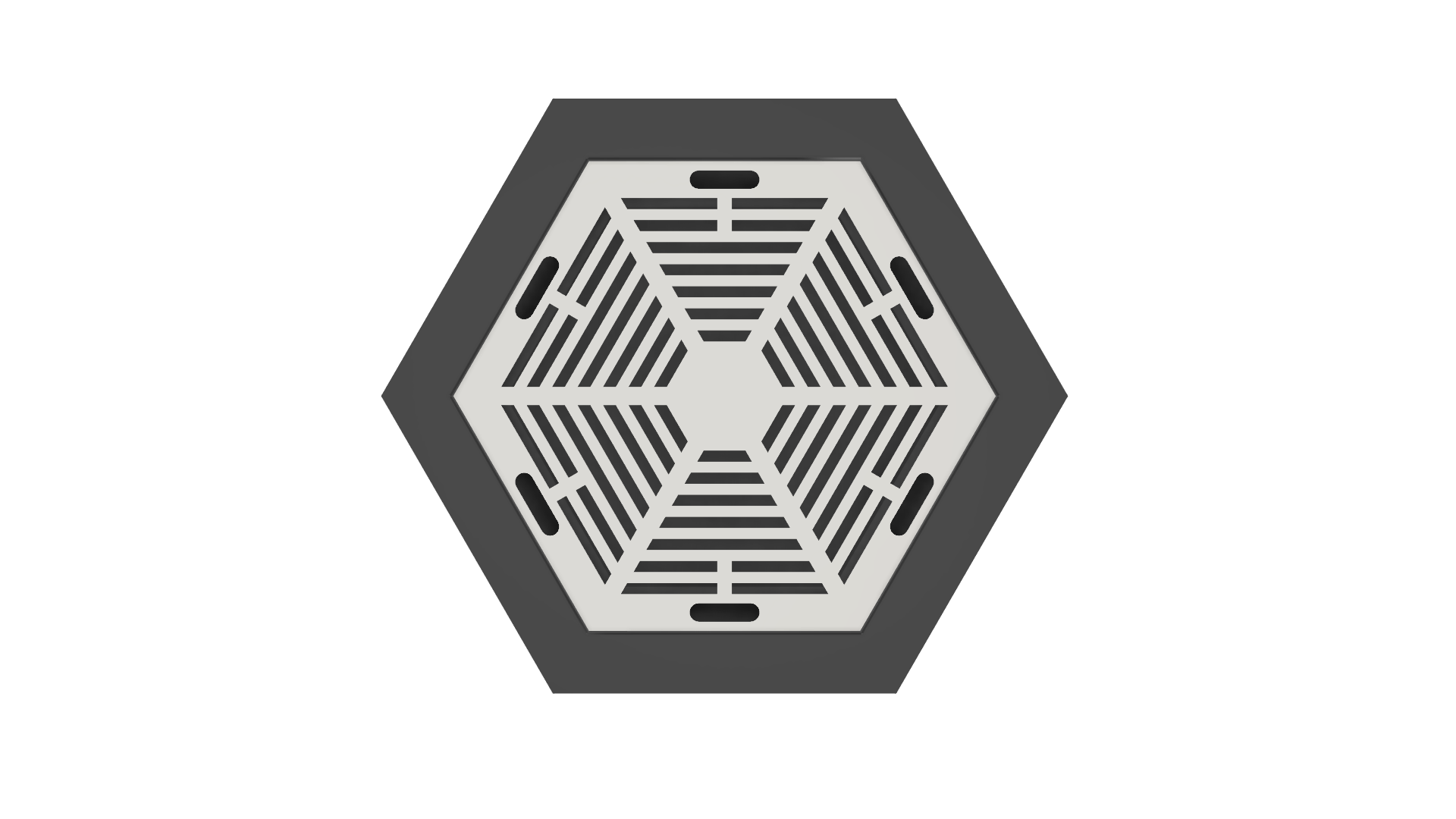 Basic Hexagon Fire Pit DXF & Blueprints