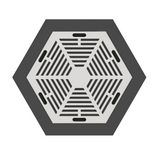 Basic Hexagon Fire Pit DXF & Blueprints