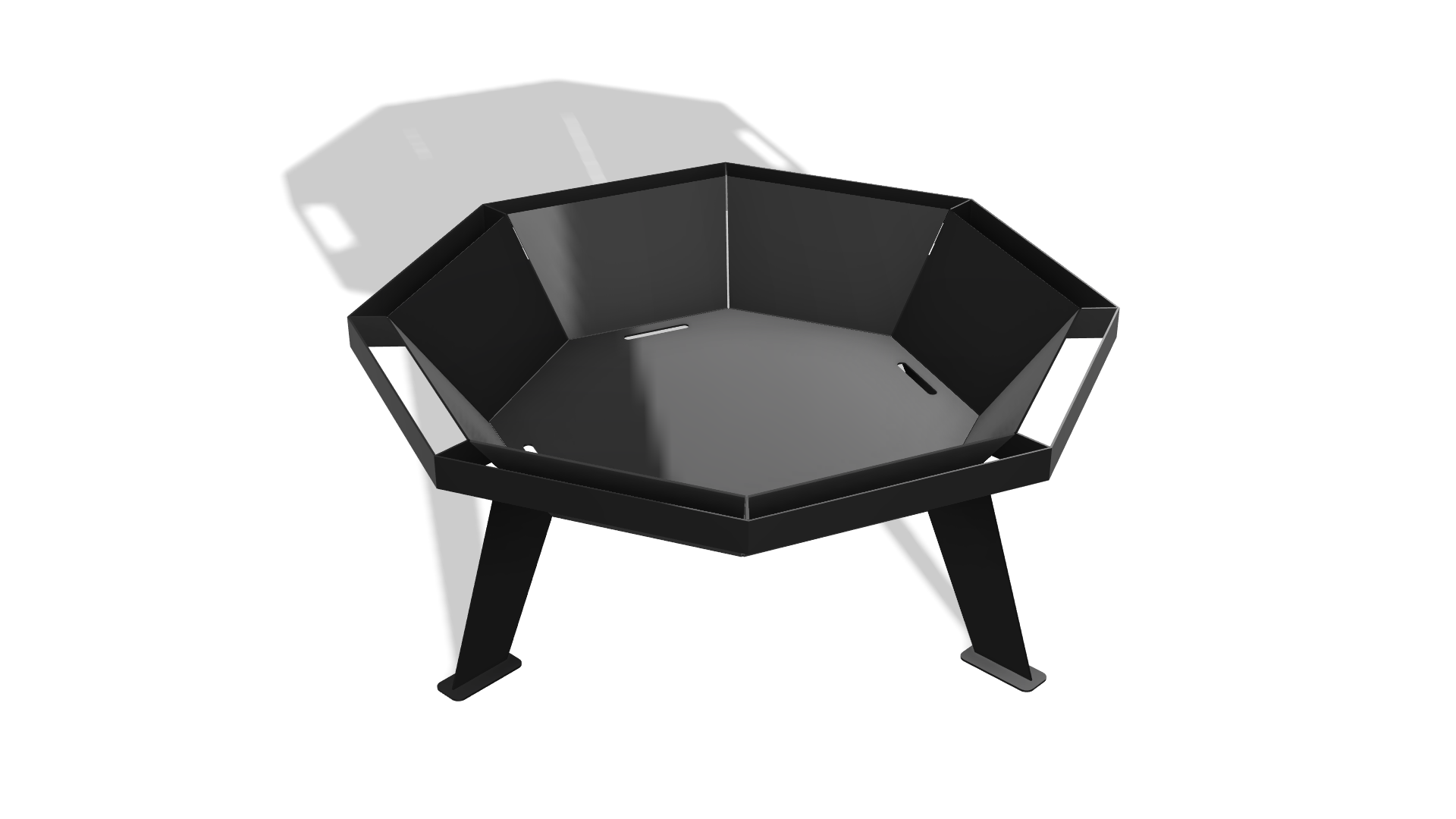Basic Octagon Fire Pit DXF & Blueprints