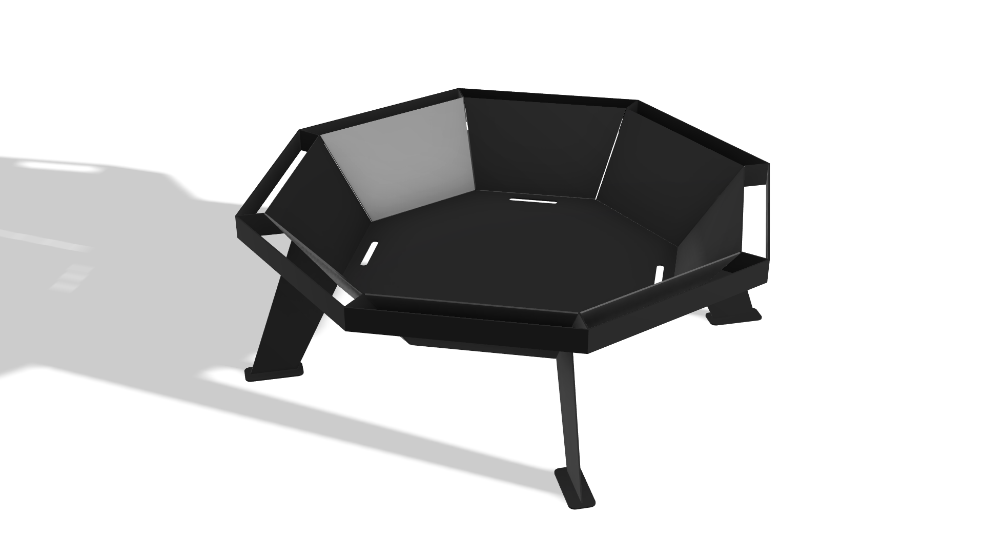 Basic Octagon Fire Pit DXF & Blueprints