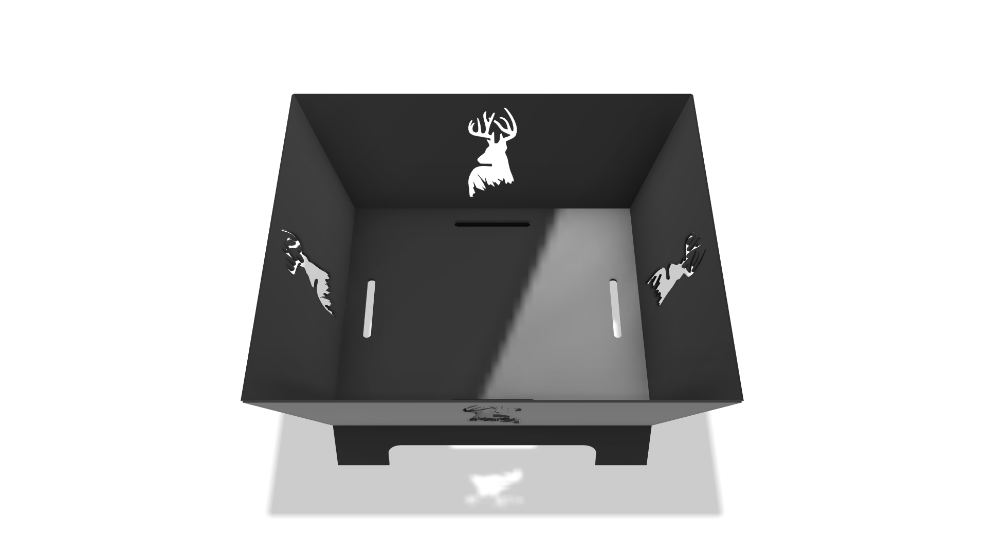 Buck - Square Fire Pit DXF & Blueprints