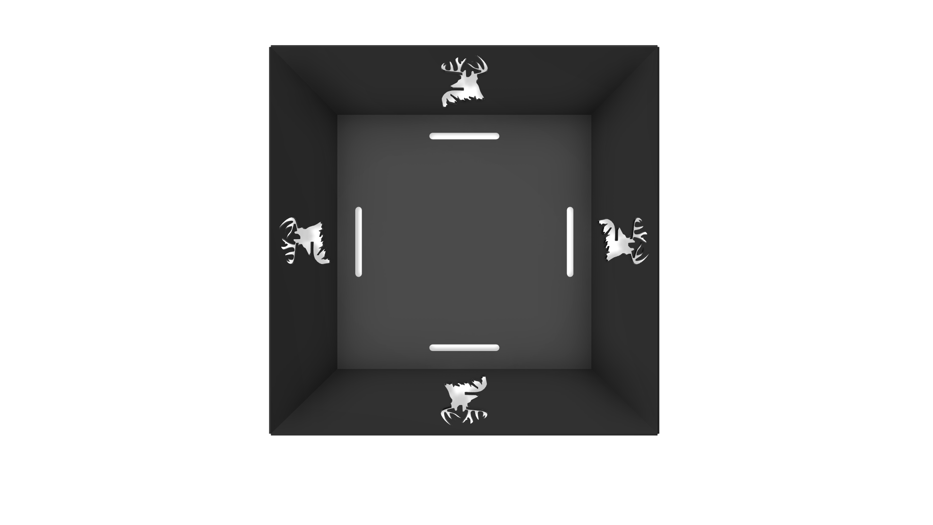 Buck - Square Fire Pit DXF & Blueprints