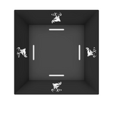 Buck - Square Fire Pit DXF & Blueprints