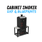 Cabinet Smoker DXF & Blueprints
