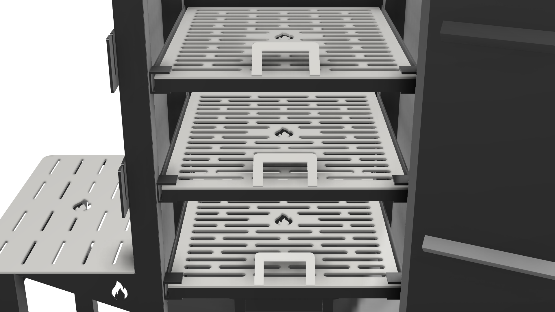 Cabinet Smoker DXF & Blueprints