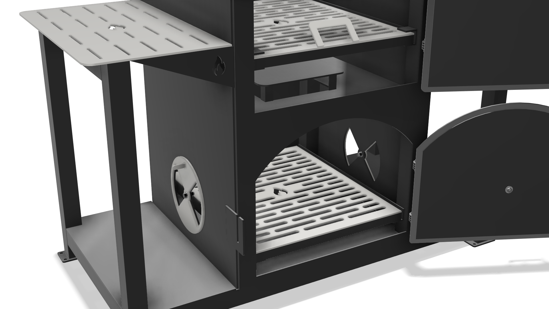 Cabinet Smoker DXF & Blueprints