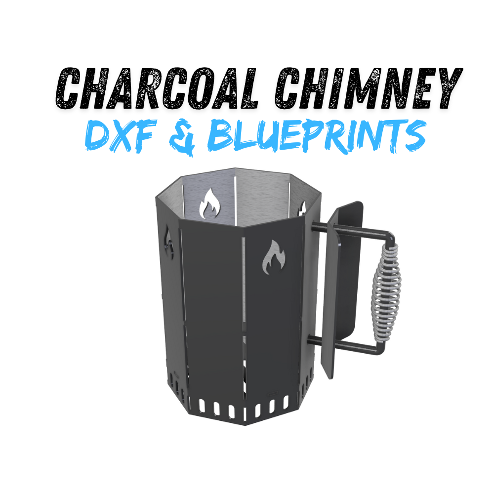 Charcoal Chimney DXF & Blueprints