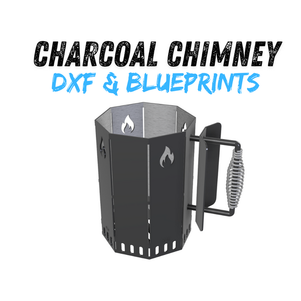 Charcoal Chimney DXF & Blueprints