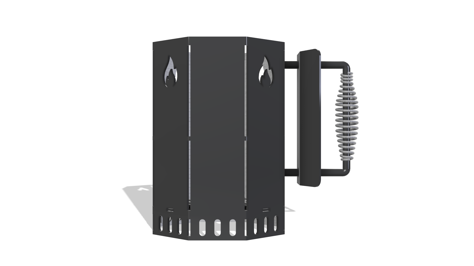 Charcoal Chimney DXF & Blueprints