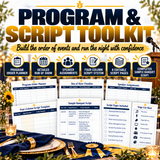 FFA Banquet & Awards Night Planning Toolkit | Master Script, Awards & Forms