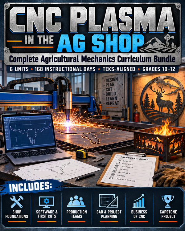 CNC Plasma in the Ag Shop: Complete Agricultural Mechanics Curriculum Bundle
