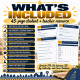 FFA Job Interview Practice Workbook | Resume, Cover Letter & Interview Prep