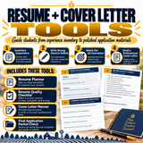 FFA Job Interview Practice Workbook | Resume, Cover Letter & Interview Prep