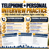 FFA Job Interview Practice Workbook | Resume, Cover Letter & Interview Prep