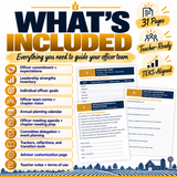 FFA Officer Leadership Binder | Goal Setting, Meetings & Chapter Planning