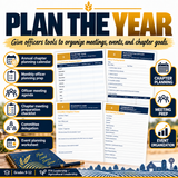 FFA Officer Leadership Binder | Goal Setting, Meetings & Chapter Planning