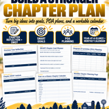 FFA Officer Retreat & Chapter Planning Toolkit | POA, Goals, Calendar & Team Building