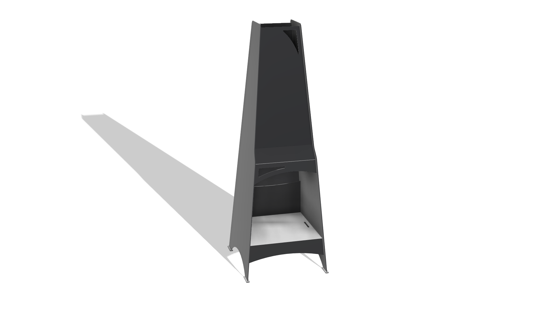 Chiminea Fire Pit DXF & Blueprints