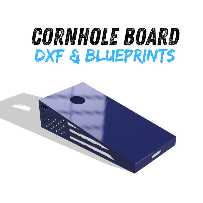 Cornhole Board DXF & Blueprints