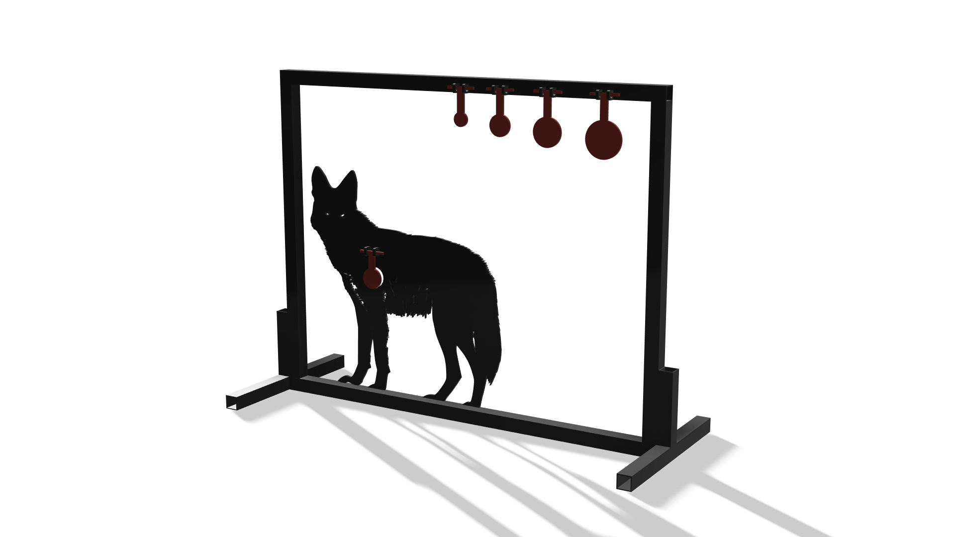 Coyote Shooting Target DXF & Blueprints