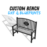 Custom Bench DXF & Blueprints