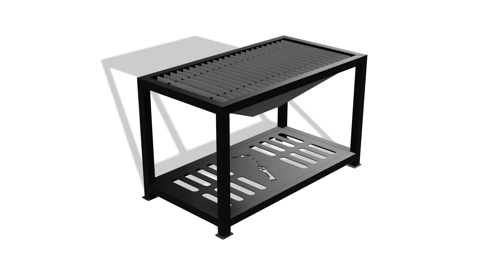 Oxy-Acetylene Cutting Table DXF & Blueprints