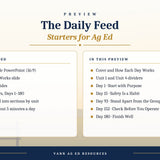 The Daily Feed: Starters for Ag Ed