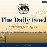 The Daily Feed: Starters for Ag Ed