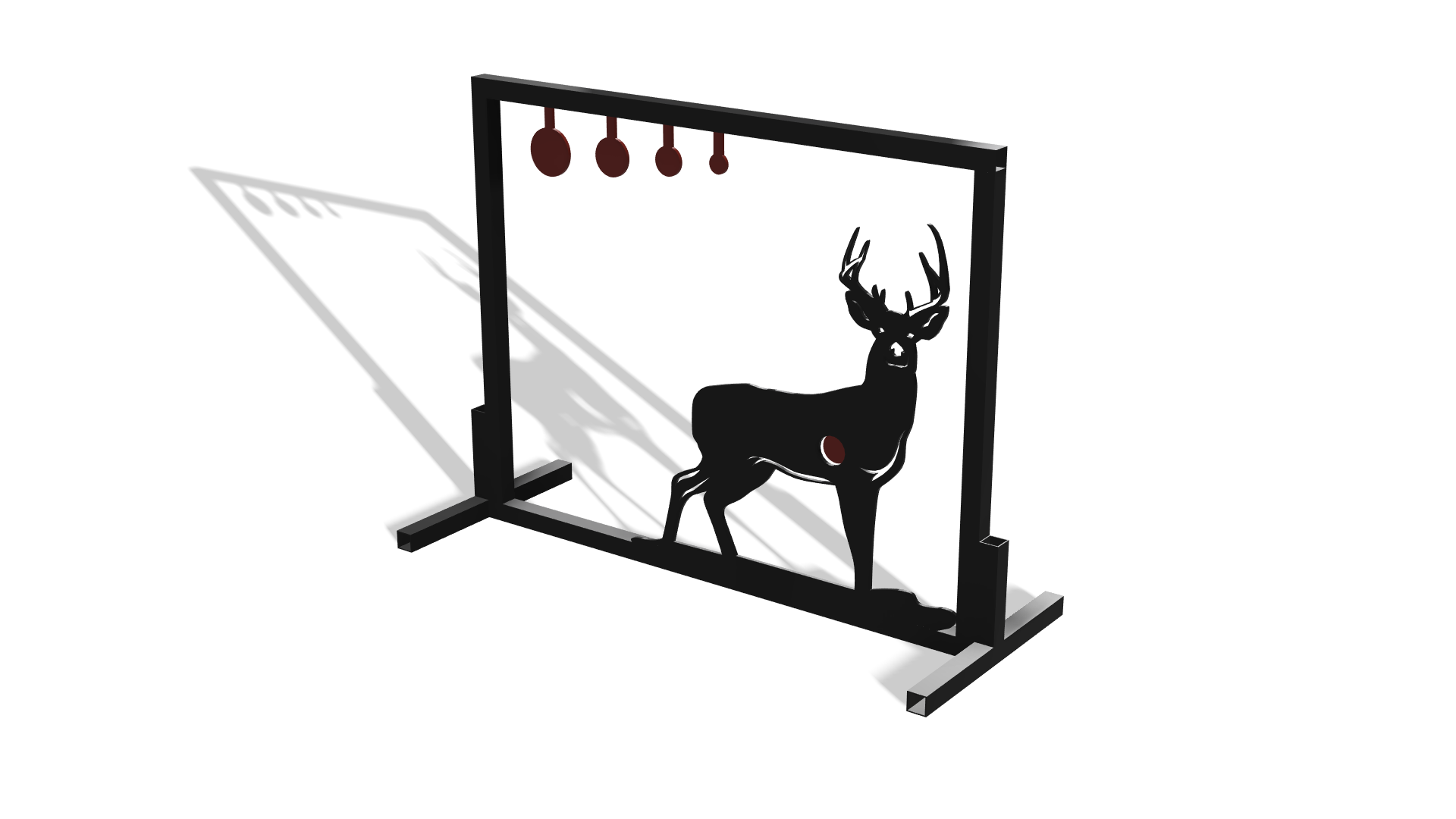 Deer Shooting Target DXF & Blueprints