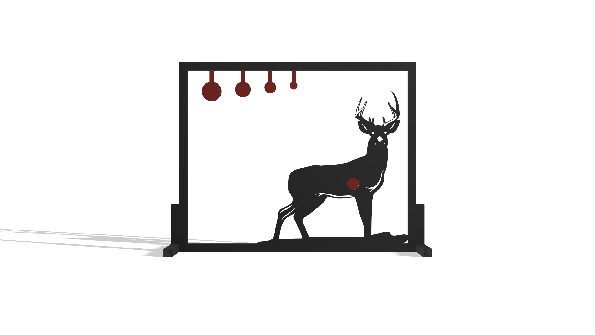 Deer Shooting Target DXF & Blueprints
