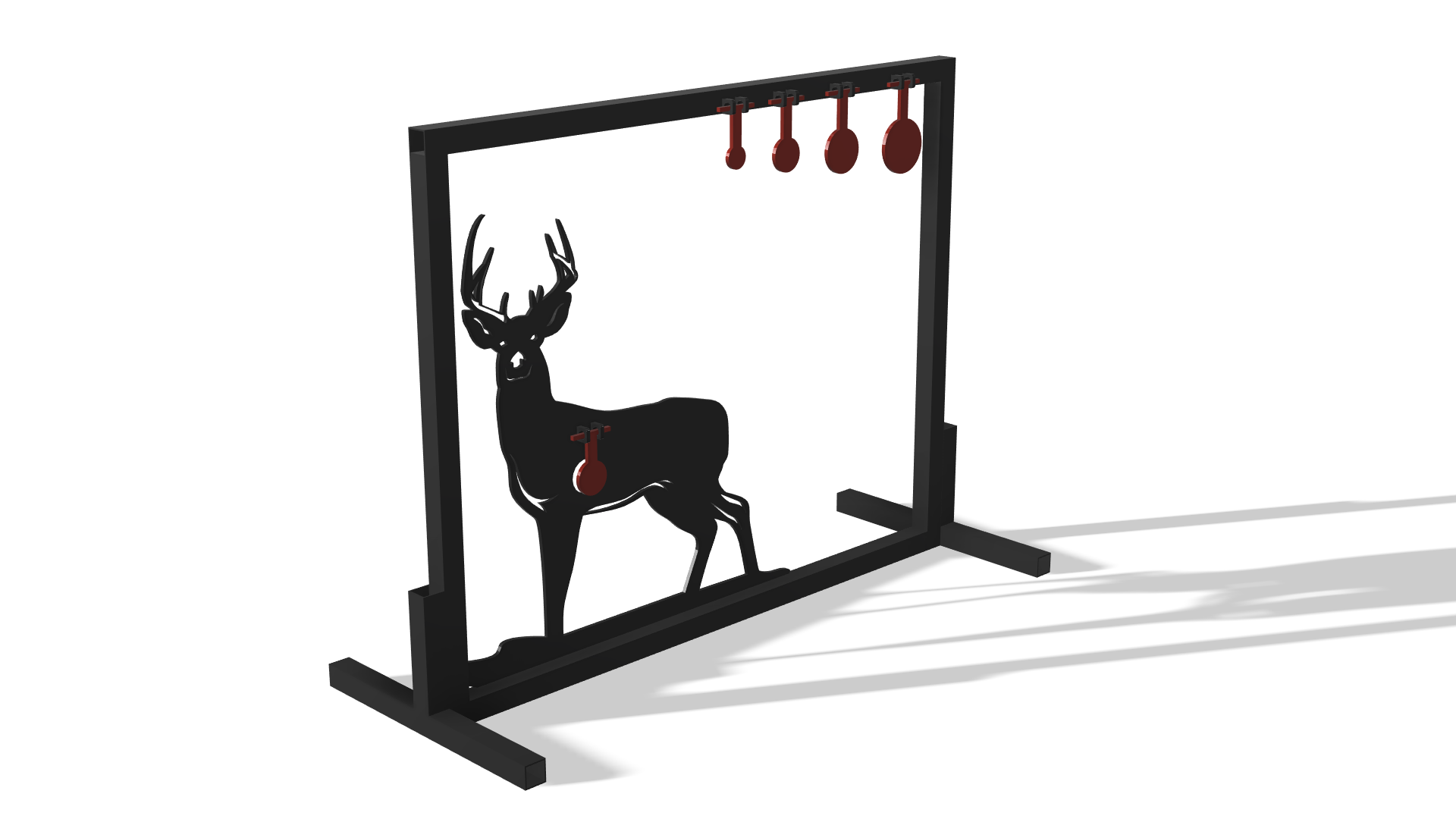 Deer Shooting Target DXF & Blueprints