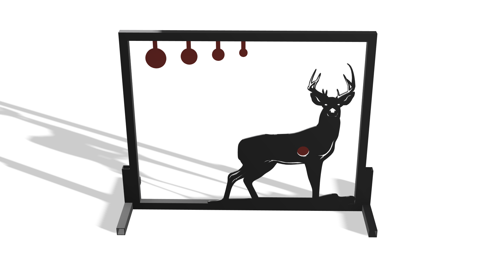 Deer Shooting Target DXF & Blueprints