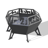 Diamond Fire Pit DXF & Blueprints