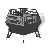 Diamond Fire Pit DXF & Blueprints