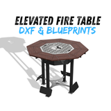 Elevated Fire Table DXF & Blueprints