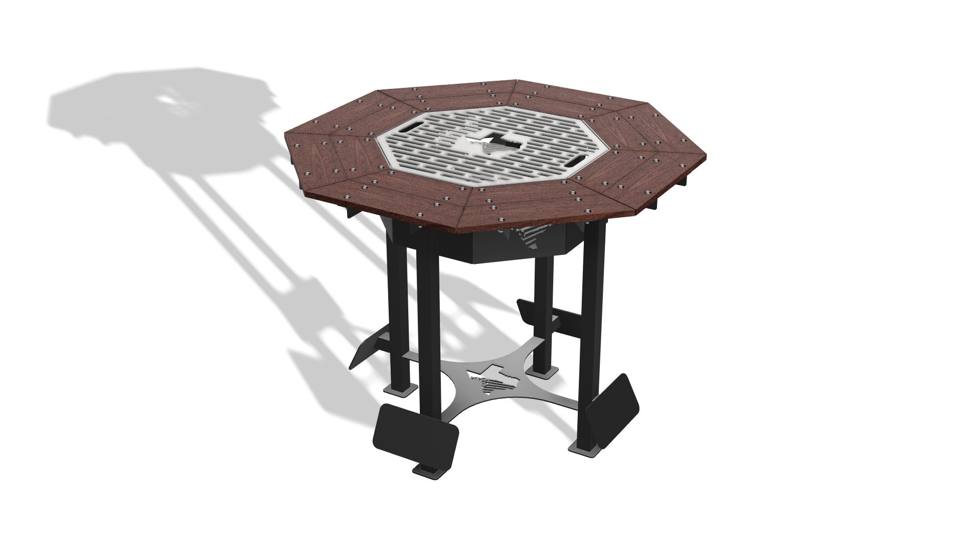Elevated Fire Table DXF & Blueprints