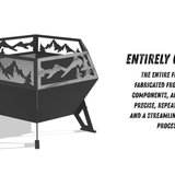 Diamond Fire Pit DXF & Blueprints