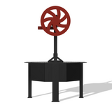 Fire Pit Santa Maria Grill DXF & Blueprints