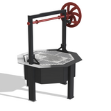 Fire Pit Santa Maria Grill DXF & Blueprints