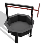 Fire Pit Santa Maria Grill DXF & Blueprints