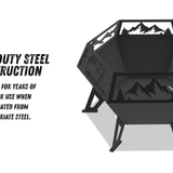 Diamond Fire Pit DXF & Blueprints